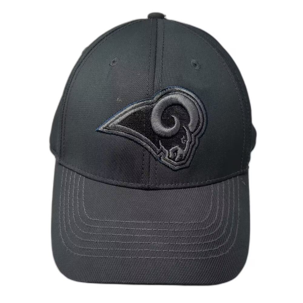 Los Angeles Rams NFL OTS Gray XL Cap Stretch Fit Embroidered Logo Curved Brim